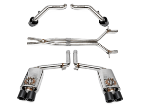 Fabspeed Exhaust Performance Package, Satin Black WITHOUT ECU Upgrade. Porsche 970 Panamera S (2010-2013) - 97004420010 - FS.POR.970S.COMPAI, FS.POR.970S.XP, FS.POR.970S.MAXB